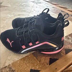 Puma Kids Sneakers Black and Pink